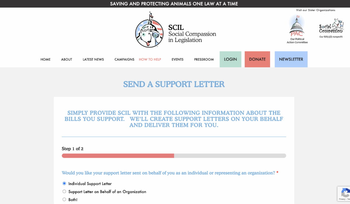 Send A Support Letter