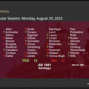 AB 1881 august 29th - fail