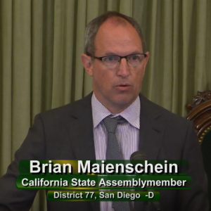 Author of AB 1648 the Animal Evacuation Act Assemblymember Brian Maienschein