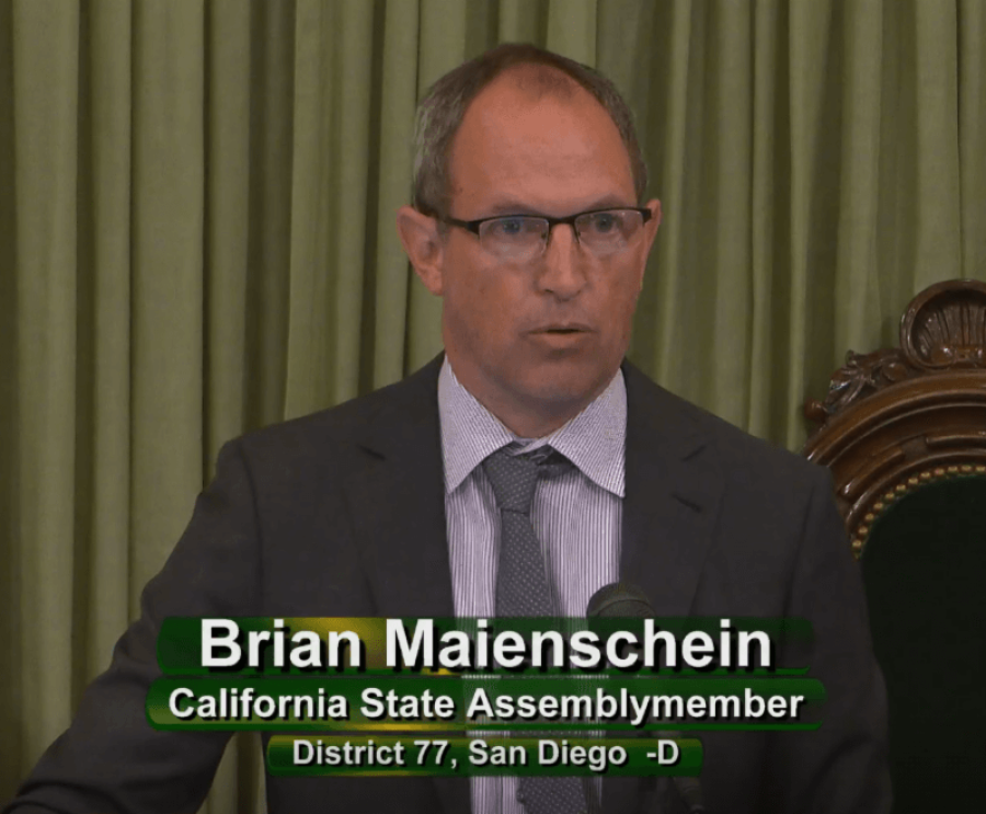 Author of AB 1648, the Animal Evacuation Act, Assemblymember Brian Maienschein.