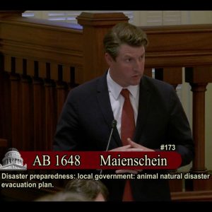 Senator Henry Stern presents AB 1648