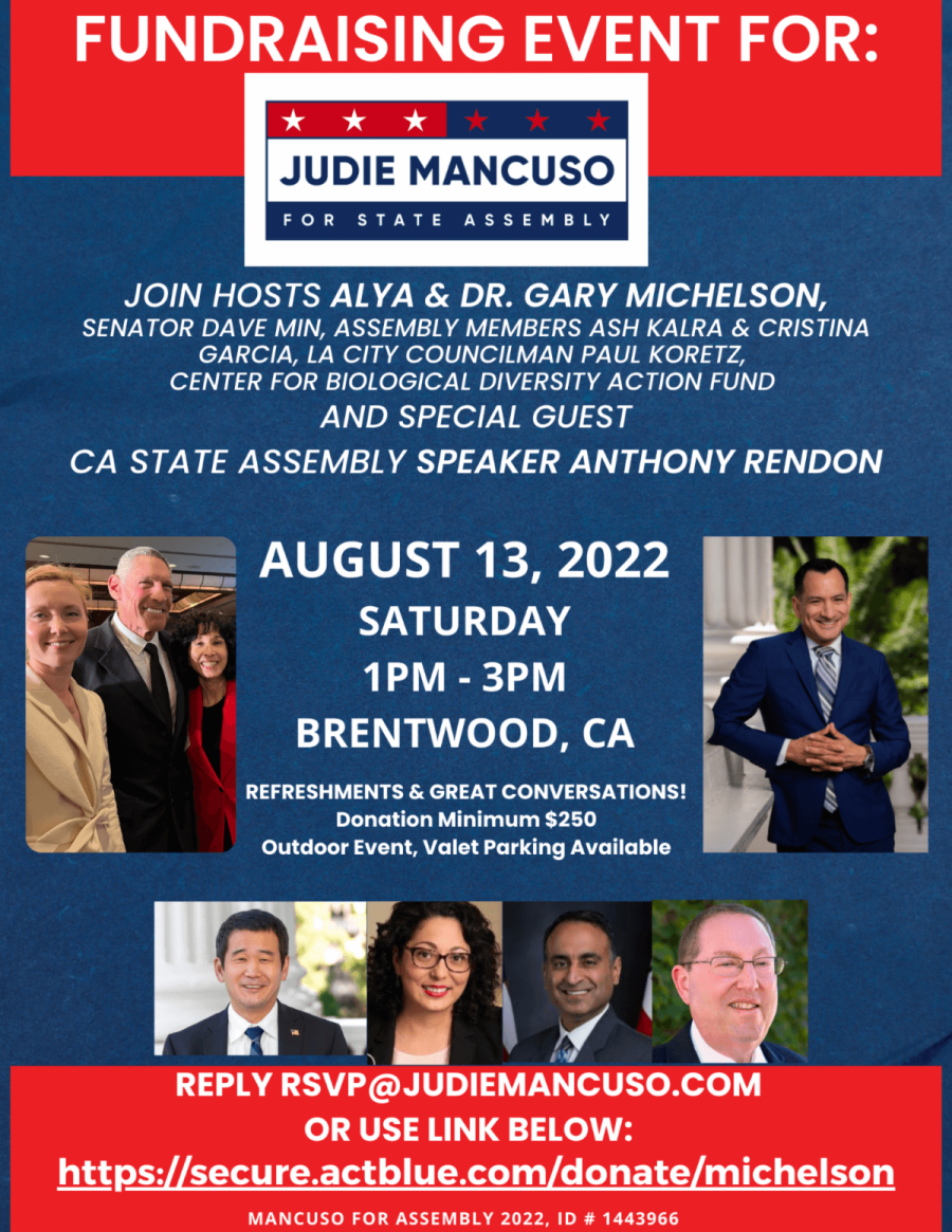 judie fundraising event brentwood ca 2